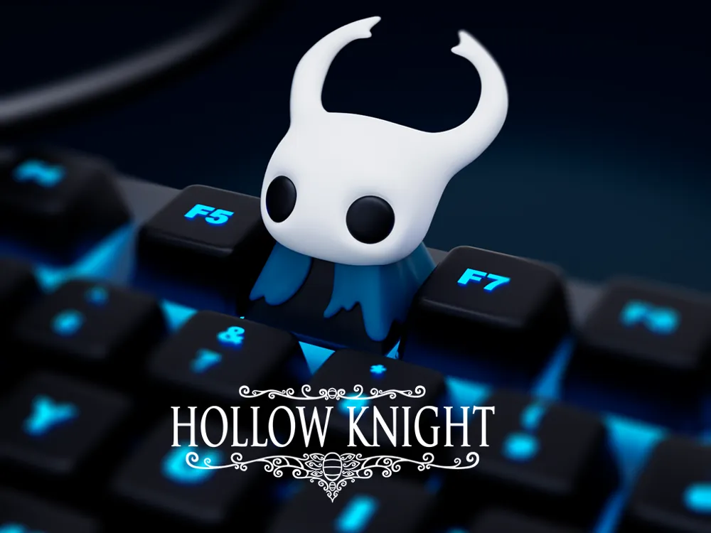 Ghost Knight KeyCap - Hollow Knight Acessórios