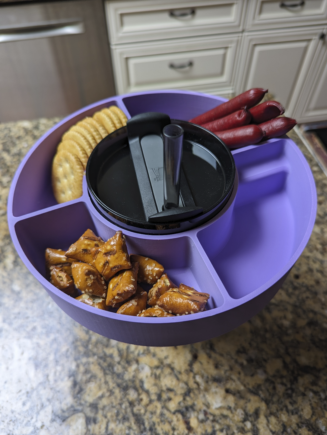 Bandeja de Lanche com Suporte para Copo Stanley 🥤🍪
