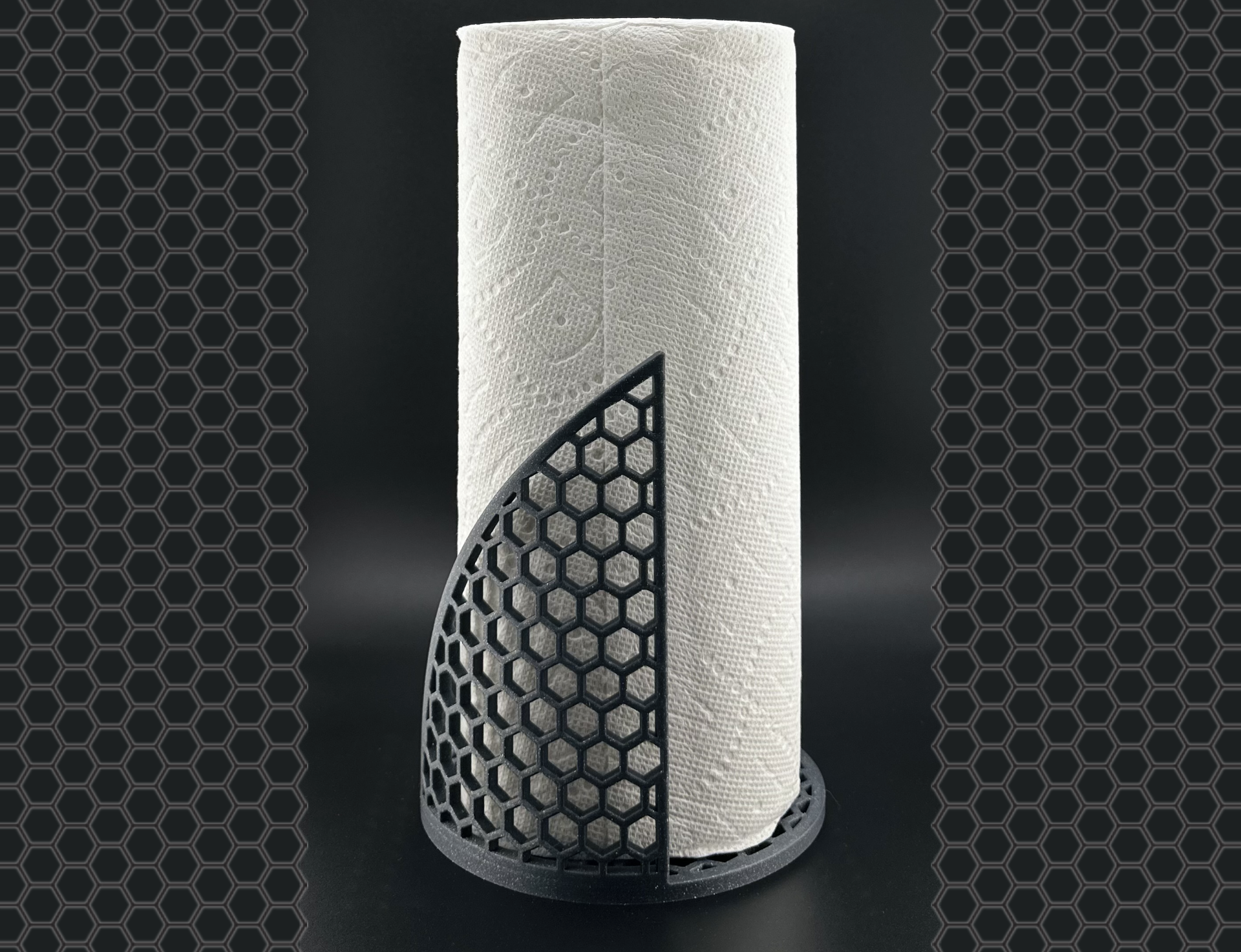 Suporte de Papel Toalha Vertical – Colmeia 🧻🐝