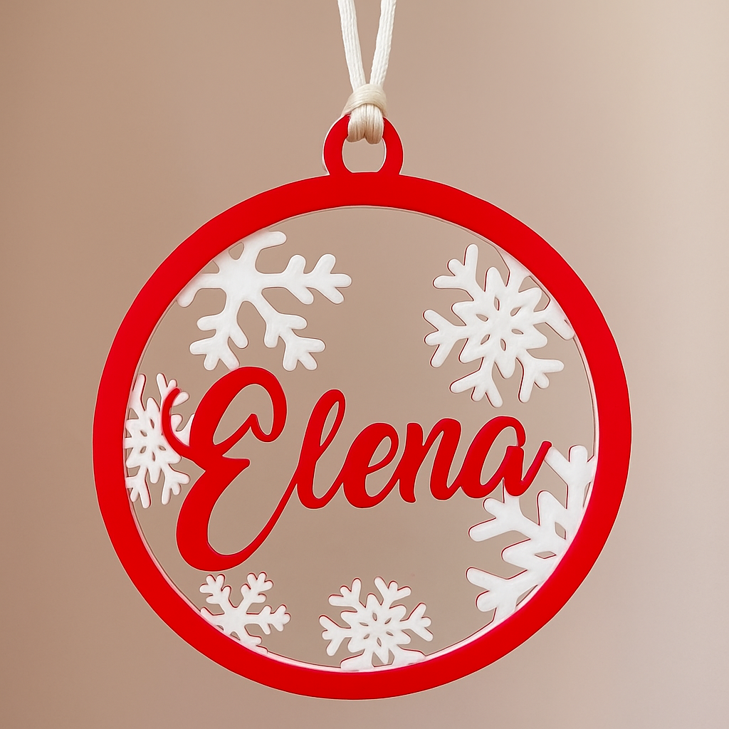 Enfeite Natal com nome🎄